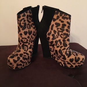 Leopard Booties